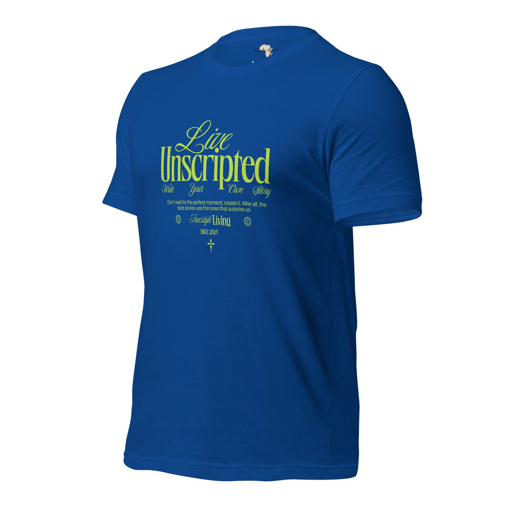 Live Unscripted Unisex t-shirt Funky African
