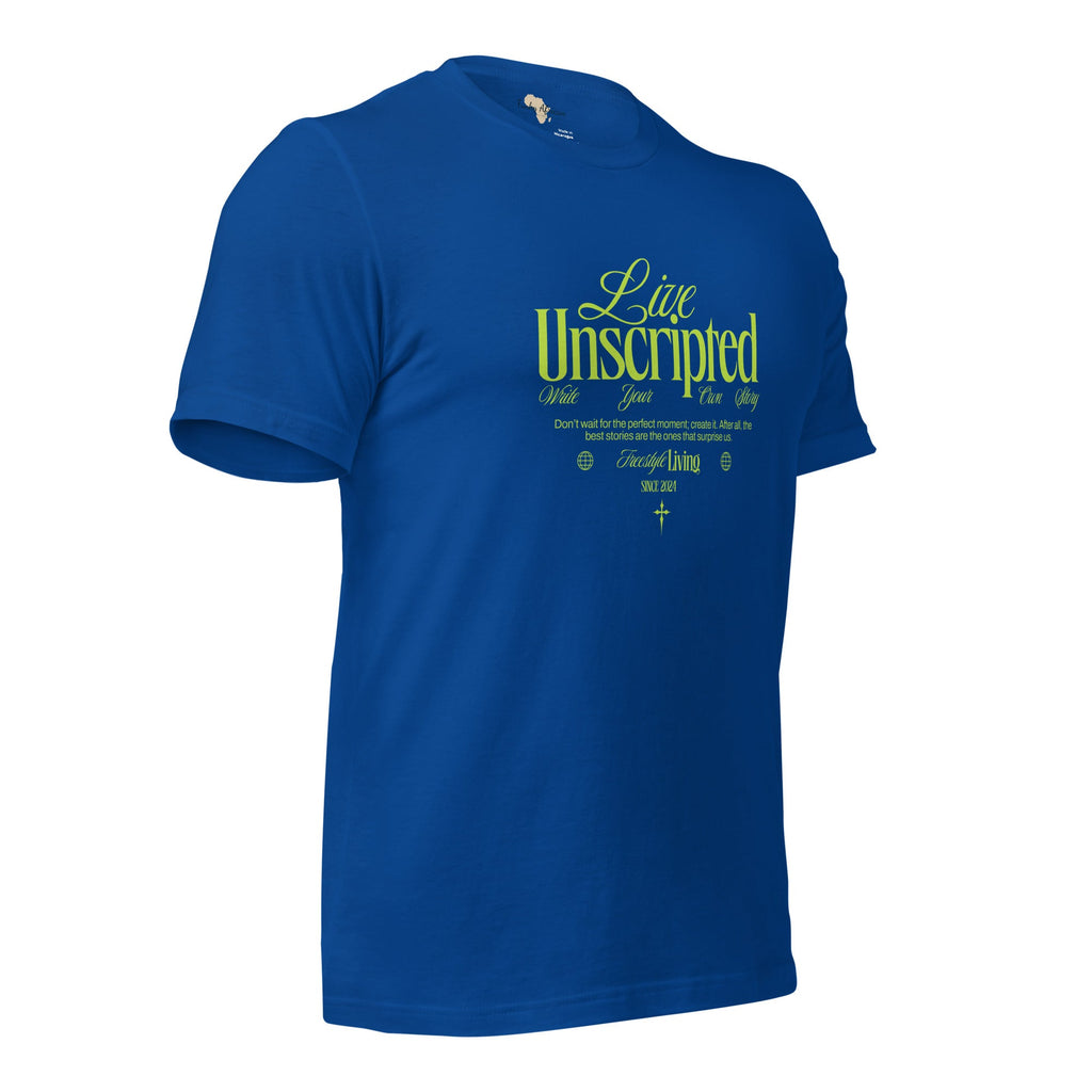 Live Unscripted Unisex t-shirt Funky African