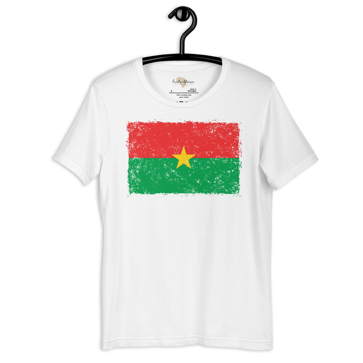 Burkina Faso grunge unisex tee Funky African