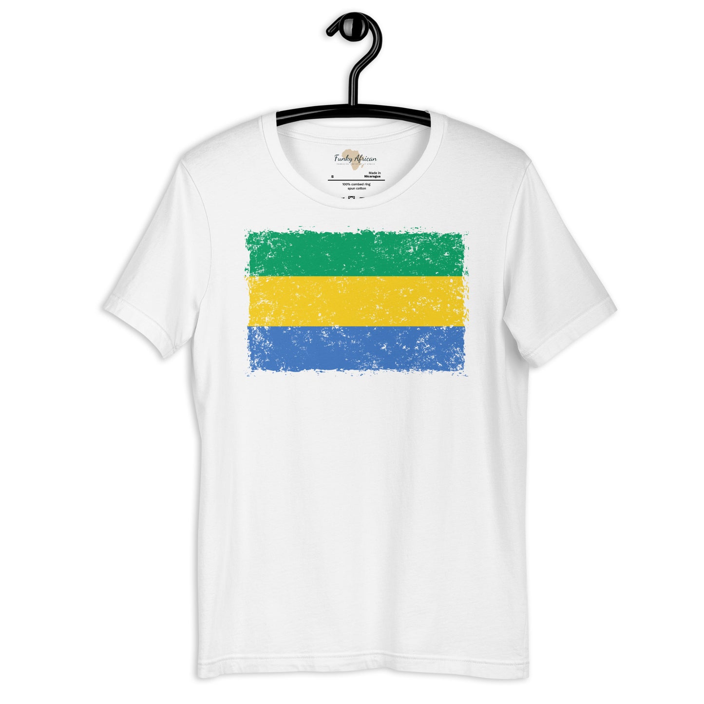 Gabon grunge unisex tee