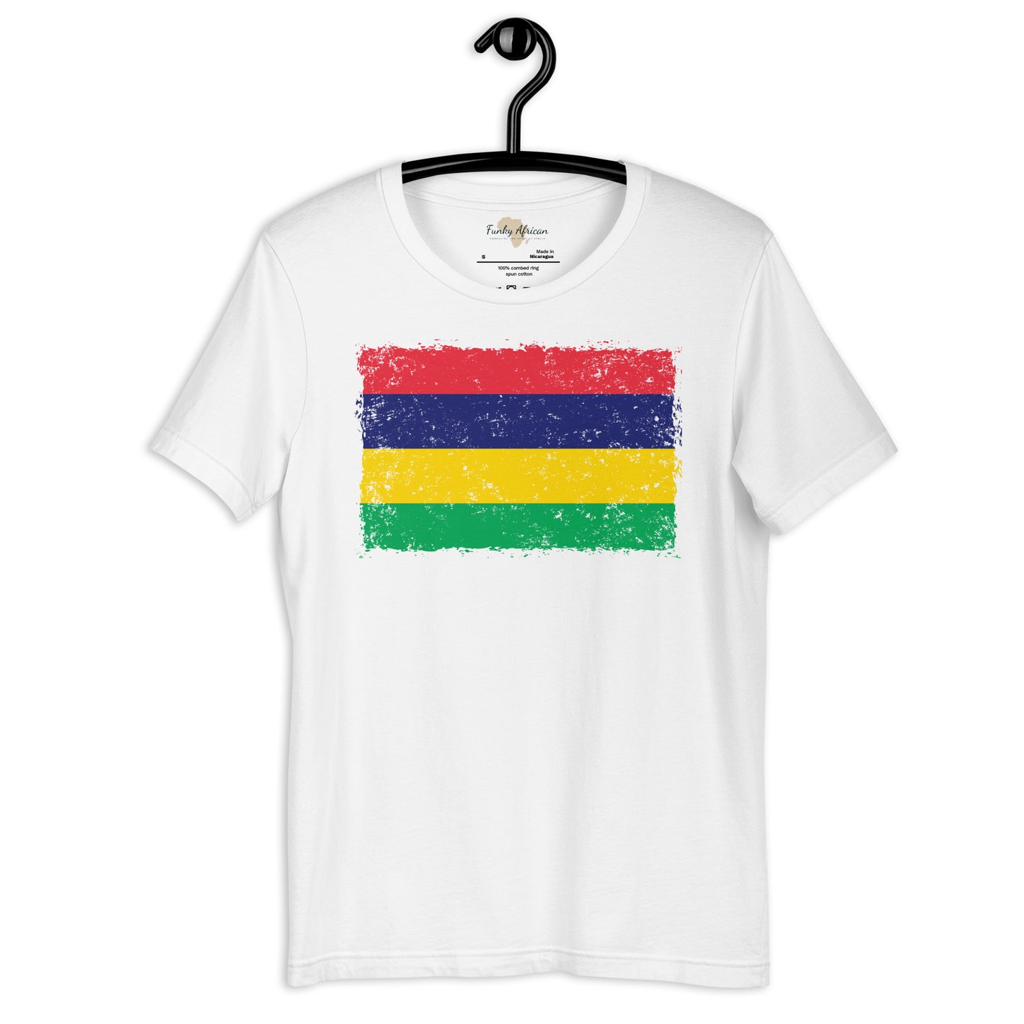 Mauritius grunge unisex tee