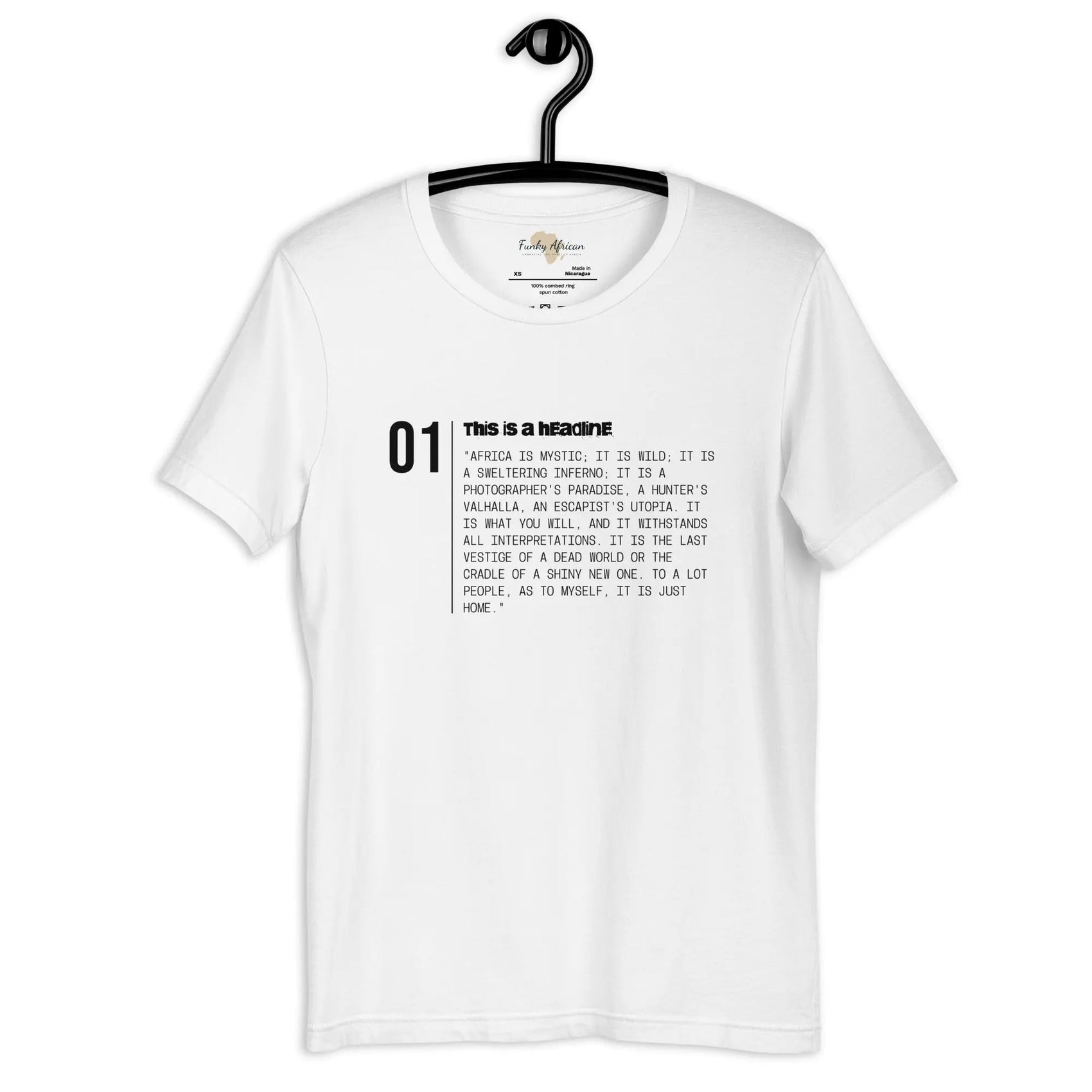 Africa is mystic classic tee Funky African