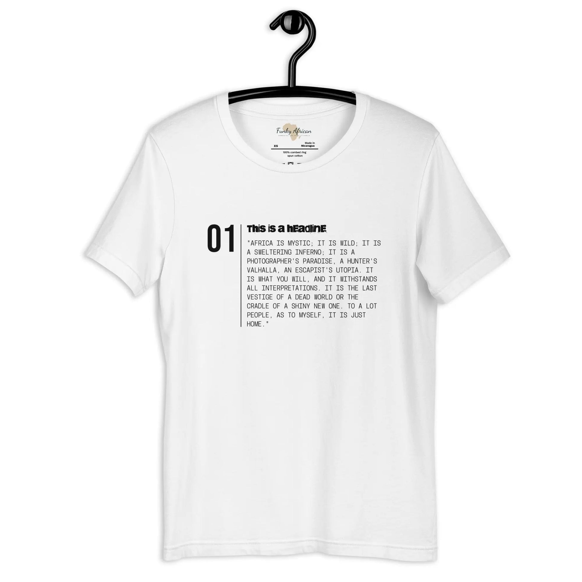 Africa is mystic classic tee Funky African