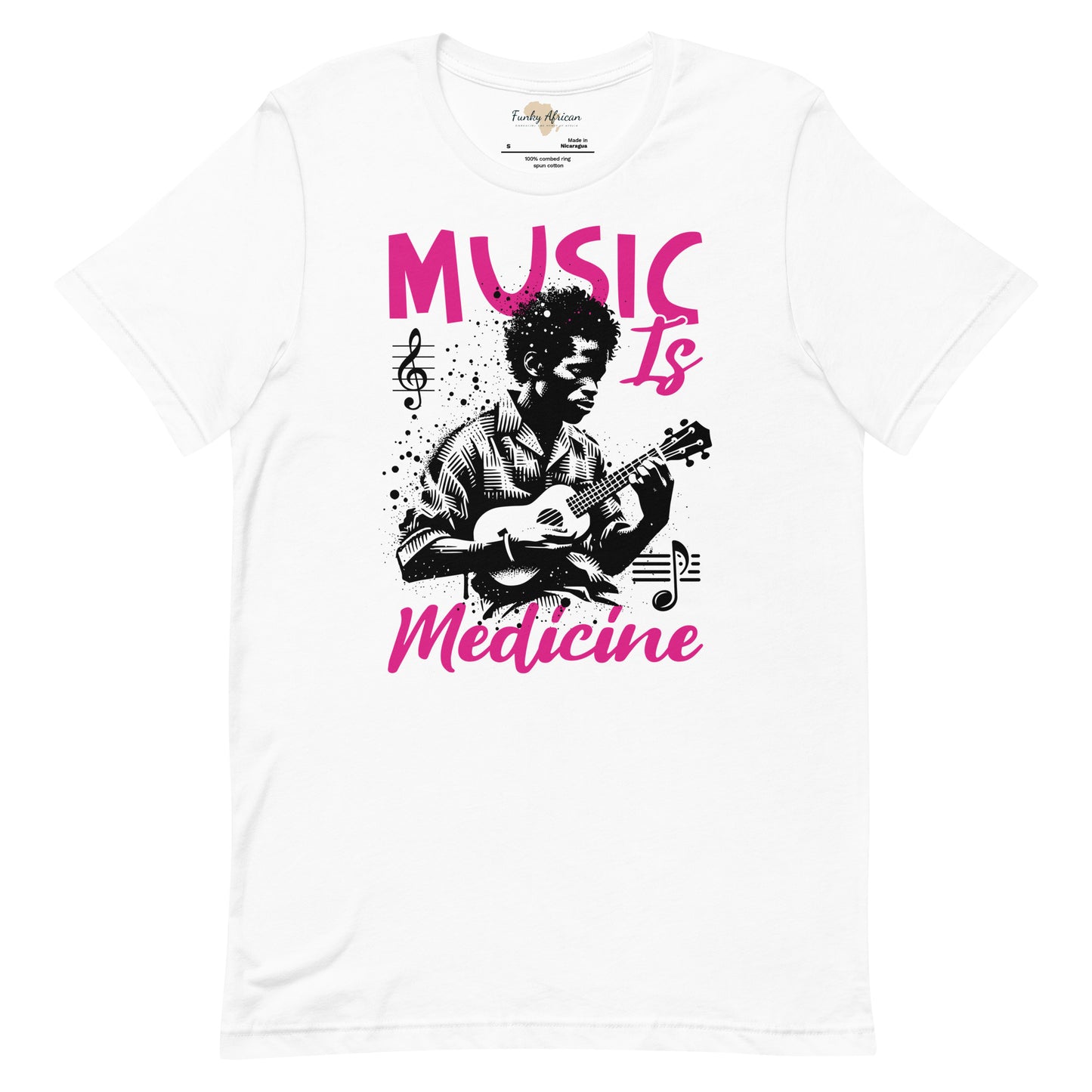 Music is medicine unisex t-shirt