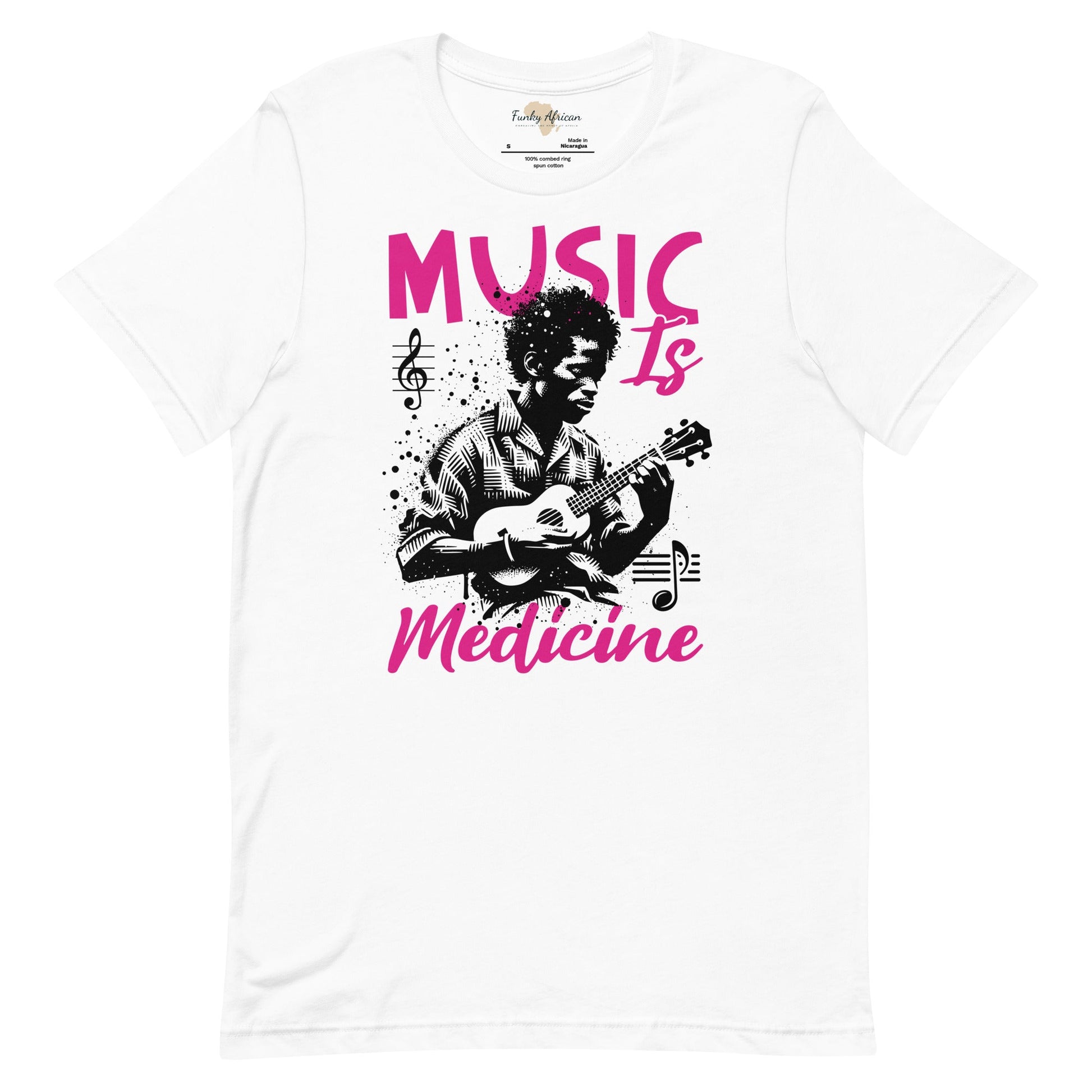 Music is medicine unisex t-shirt Funky African