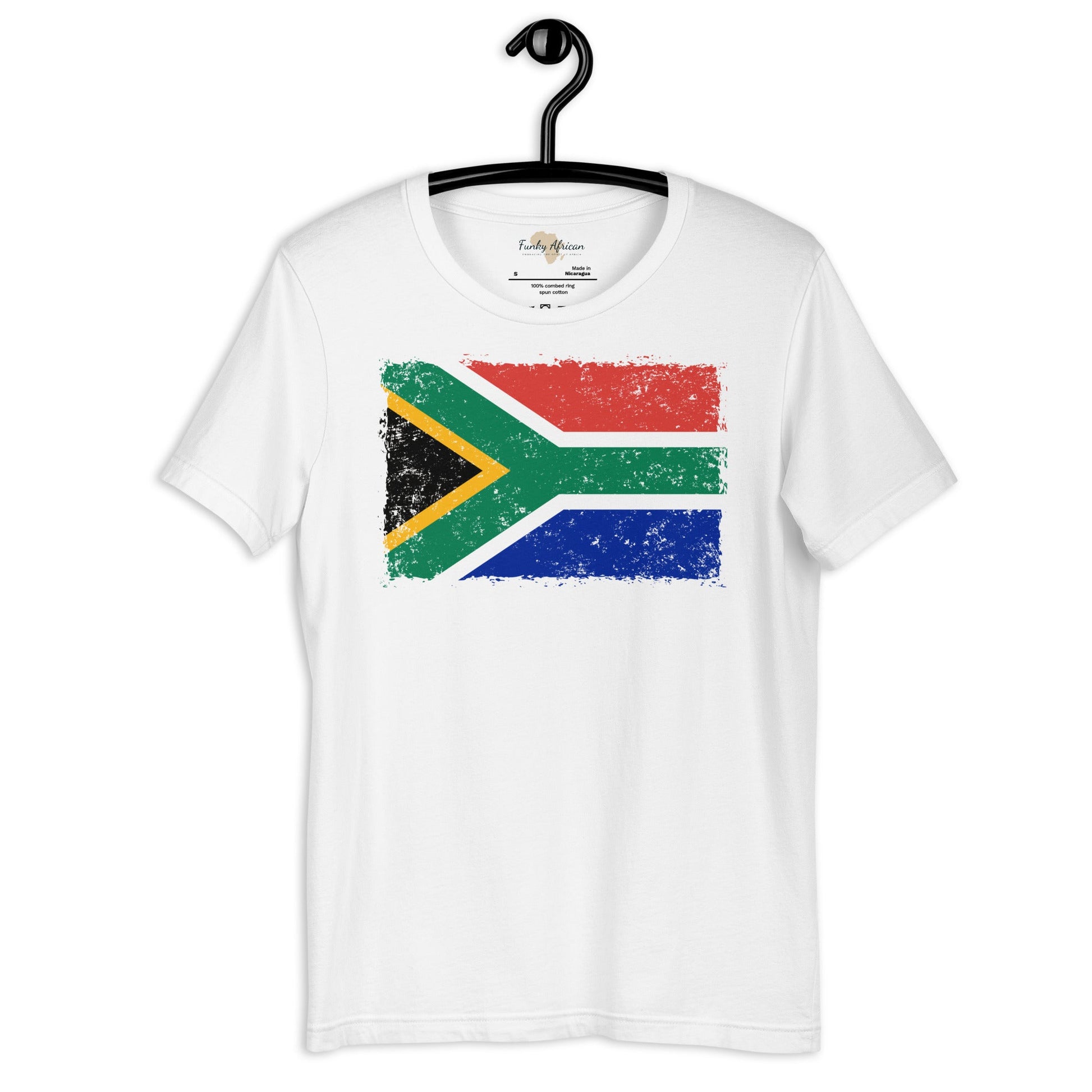South African grunge unisex tee Funky African