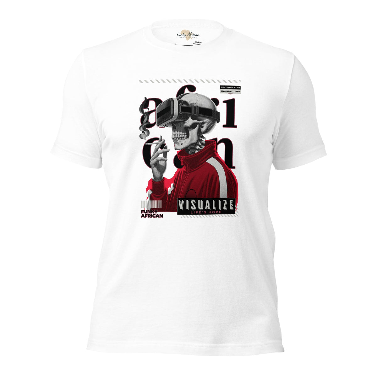 Visualize unisex tee Funky African