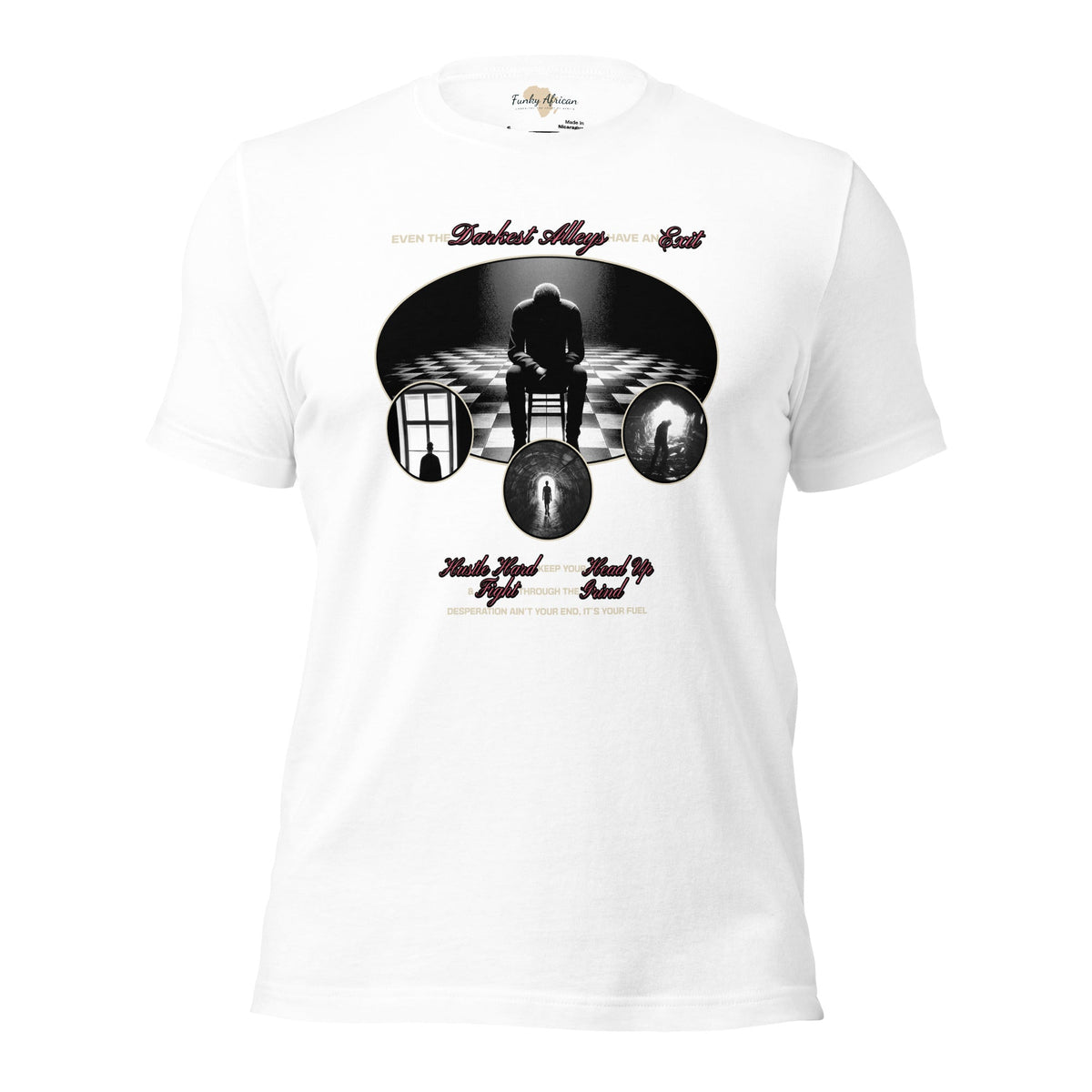 Darkest Alleys unisex tee Funky African