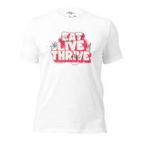 Eat live thrive unisex t-shirt Funky African