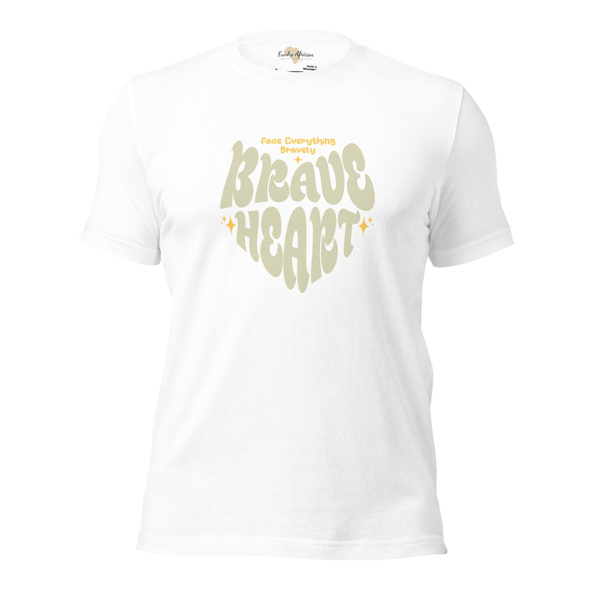 Brave Heart Unisex t-shirt Funky African