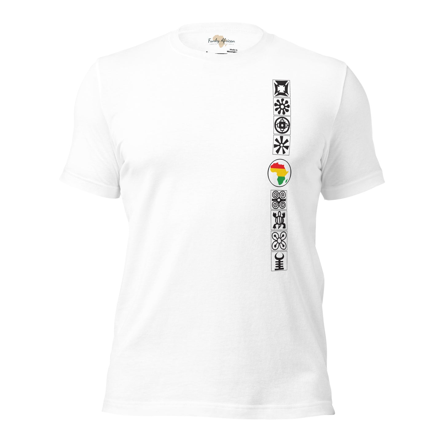 Adinkra Sided Unisex t-shirt