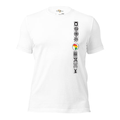 Adinkra Sided Unisex t-shirt