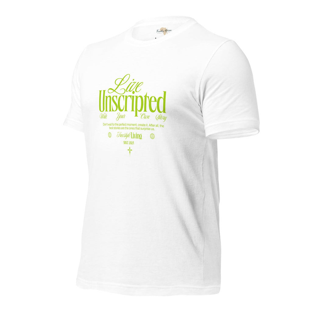 Live Unscripted Unisex t-shirt Funky African