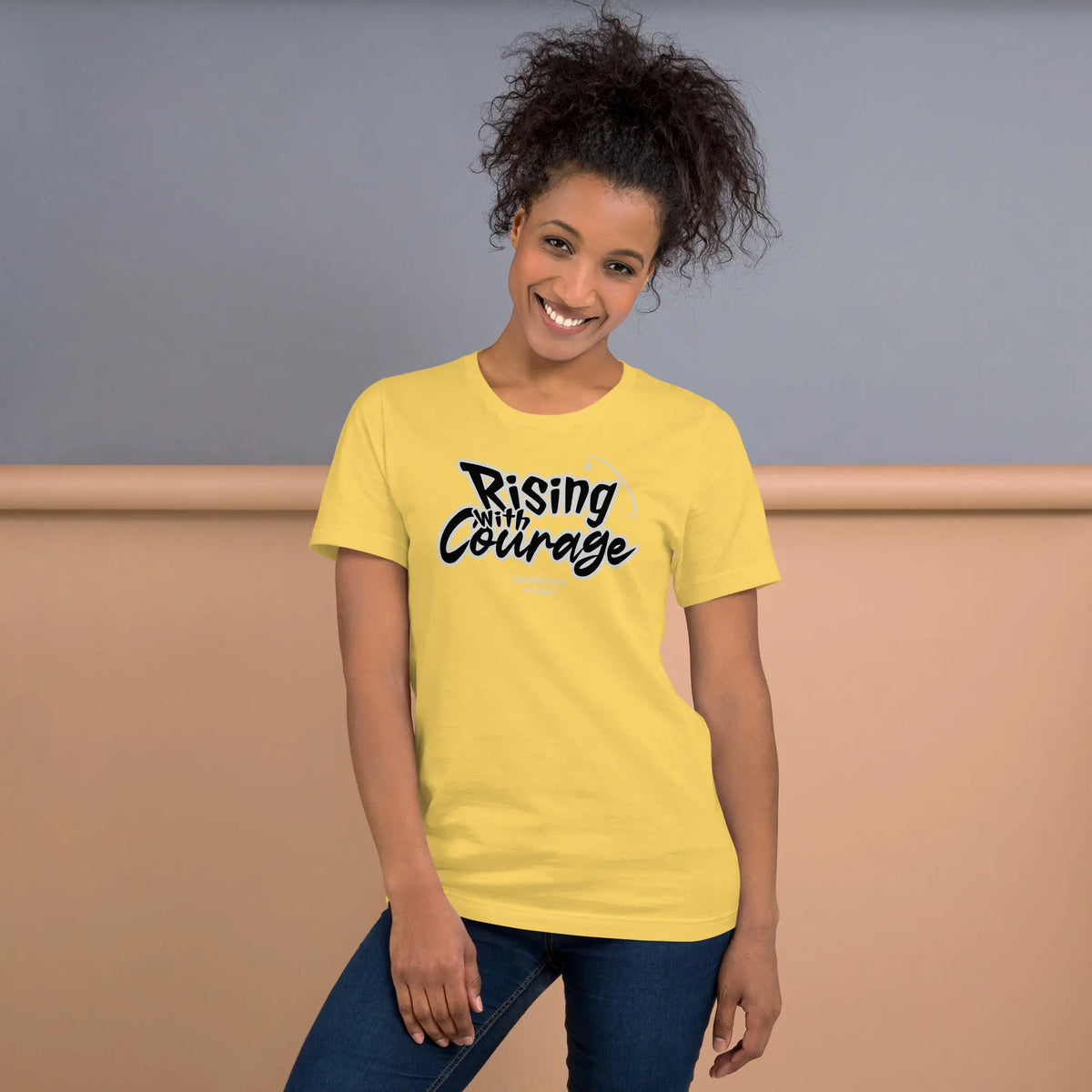 Rising with courage unisex t-shirt Funky African