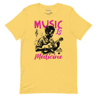 Music is medicine unisex t-shirt Funky African