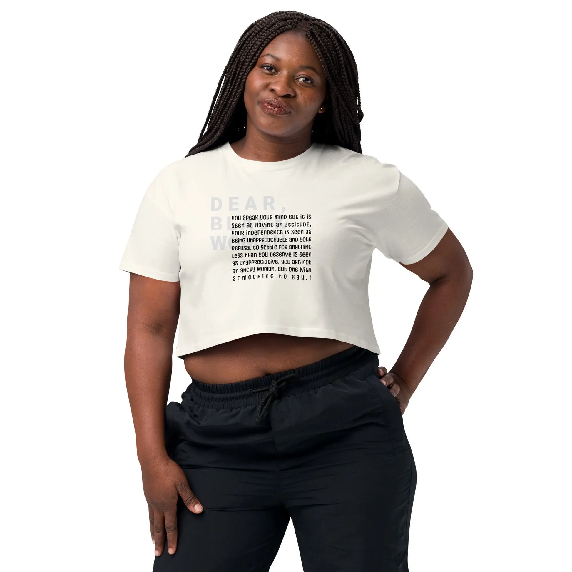 Dear black women’s crop top - you may face scrutiny Funky African