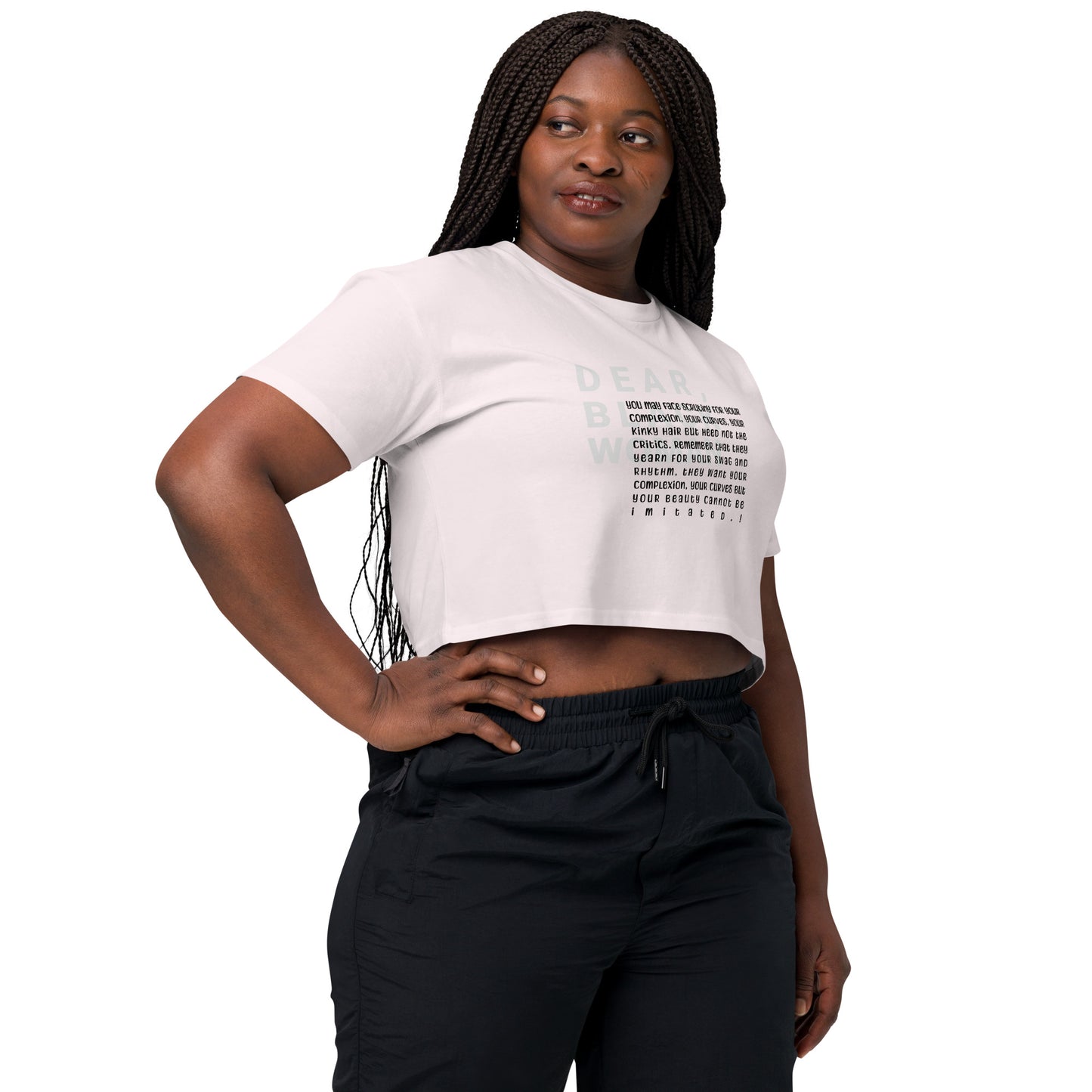 Dear black women’s crop top - you face scrutiny