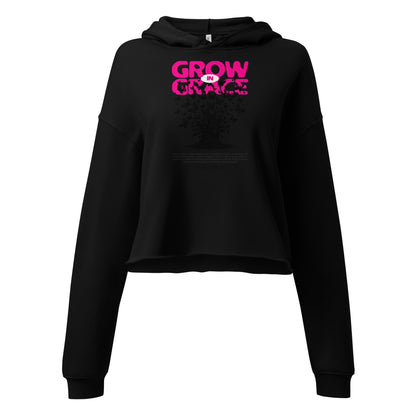 Grow in Grace Crop Hoodie Funky African