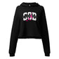 God Crop Hoodie Funky African