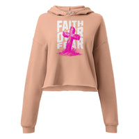 Faith Crop Hoodie Funky African