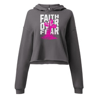 Faith Crop Hoodie Funky African
