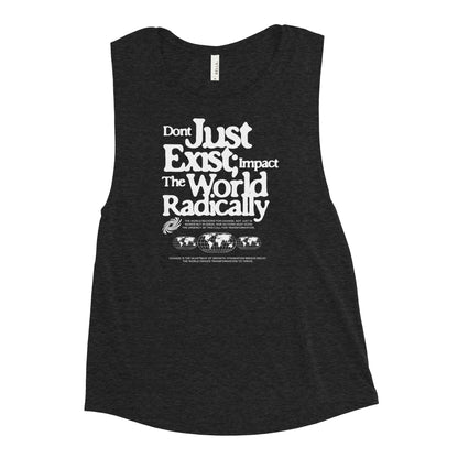 Just don't exist Ladies’ Muscle Tank Funky African