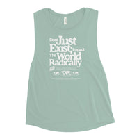 Just don't exist Ladies’ Muscle Tank Funky African