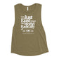 Just don't exist Ladies’ Muscle Tank Funky African
