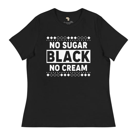 No Sugar Women's Relaxed T-Shirt Funky African