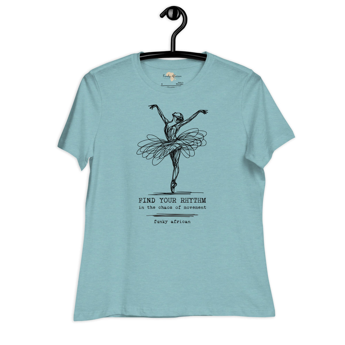 Find Your Rhythm Women's Relaxed T-Shirt Funky African