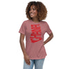 Ghana cut women's relaxed tee Funky African