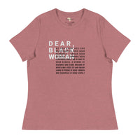 Dear black women's relaxed tee - astonishing Funky African