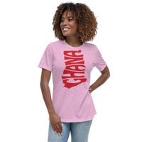Ghana cut women's relaxed tee Funky African
