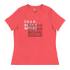 Dear black women's relaxed tee - astonishing Funky African