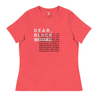 Dear black women's relaxed tee - astonishing Funky African