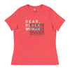 Dear black women's relaxed tee - you face scrutiny Funky African