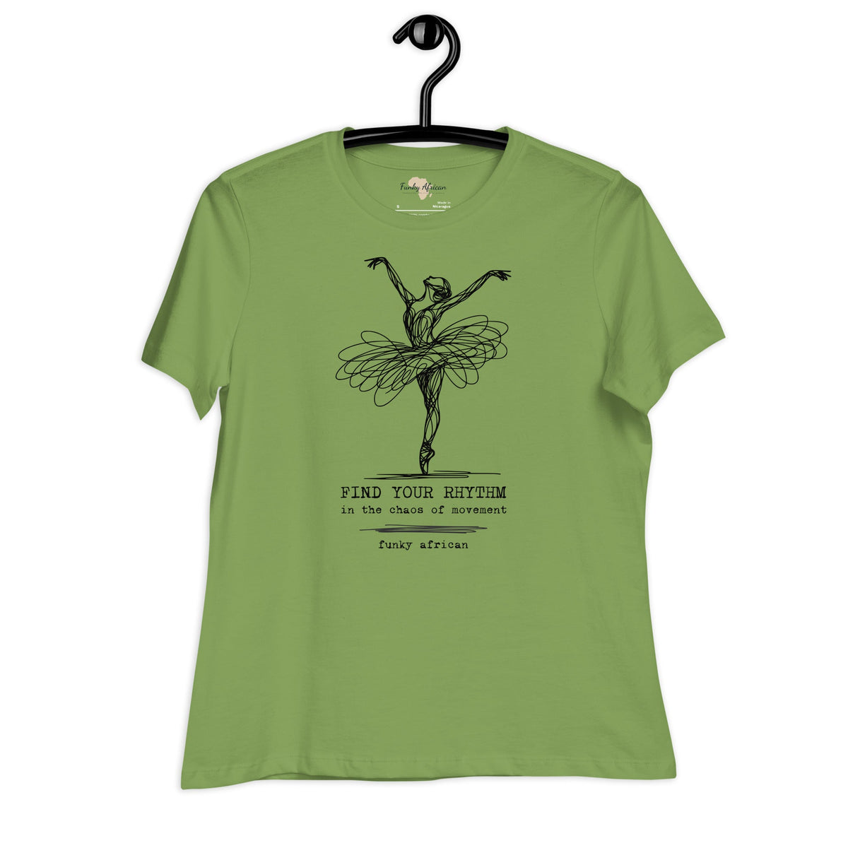 Find Your Rhythm Women's Relaxed T-Shirt Funky African