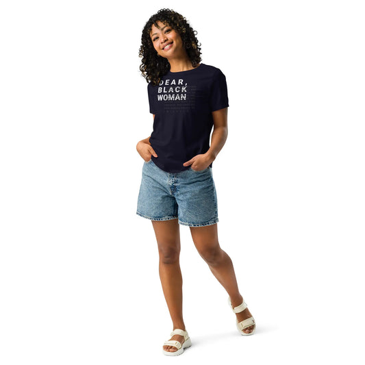 Dear black women's relaxed tee - you face scrutiny Funky African
