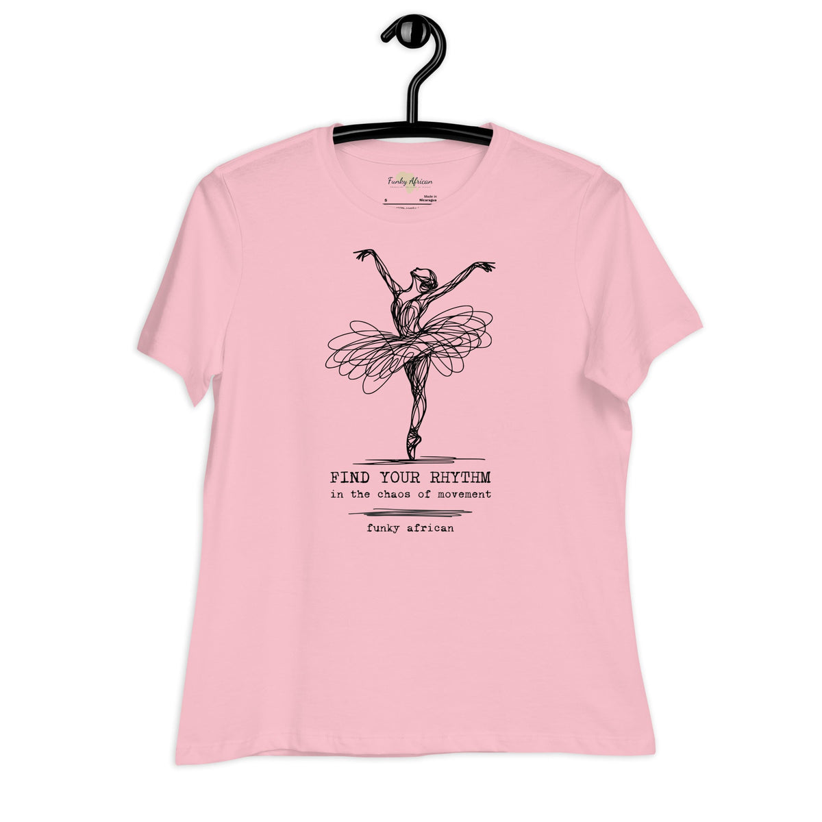 Find Your Rhythm Women's Relaxed T-Shirt Funky African