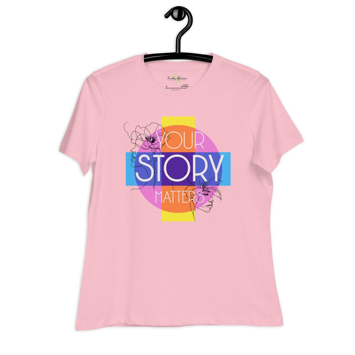 Your Story Matters Women's Relaxed T-Shirt Funky African