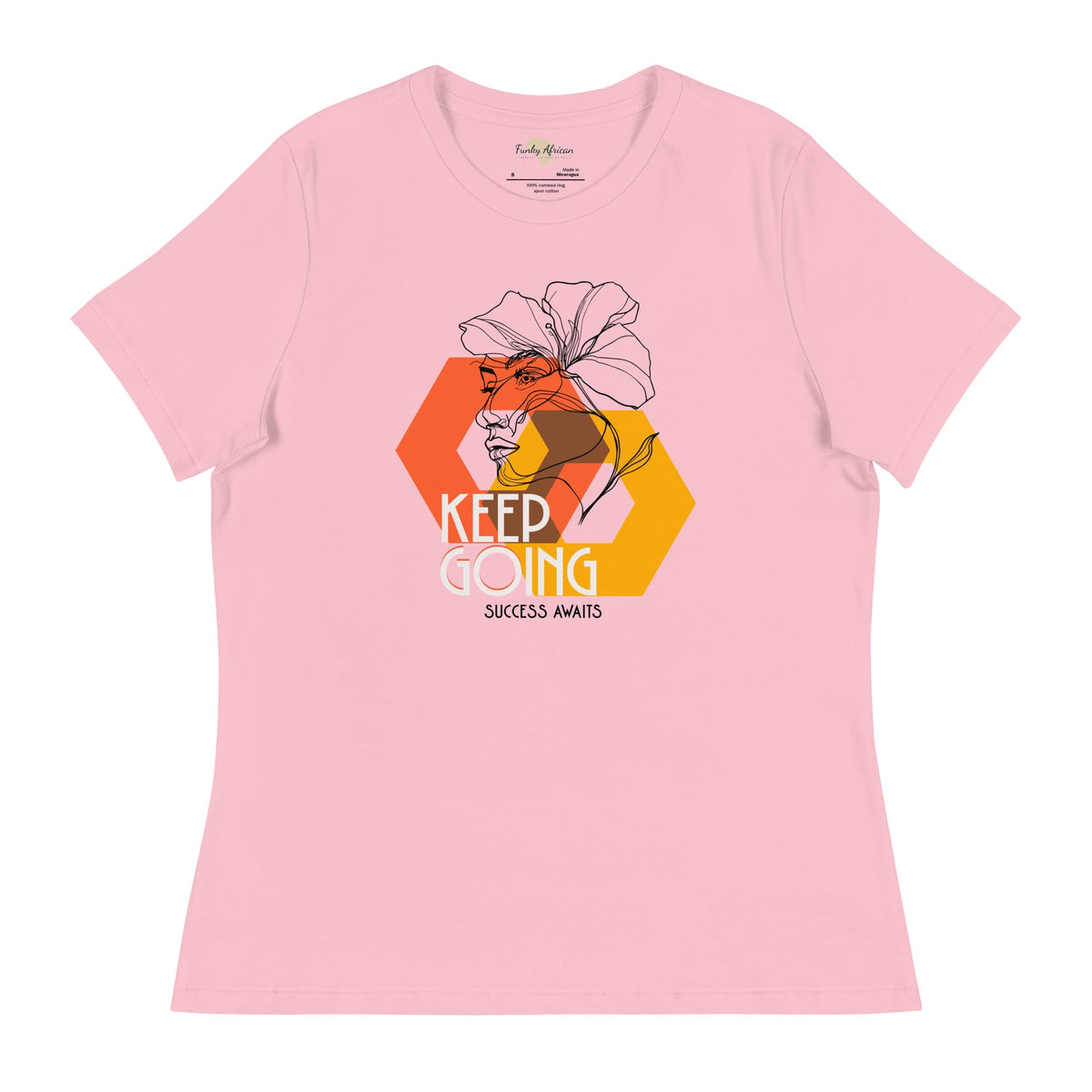 Keep Going Women's Relaxed T-Shirt Funky African