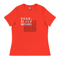Dear black women's relaxed tee - astonishing Funky African