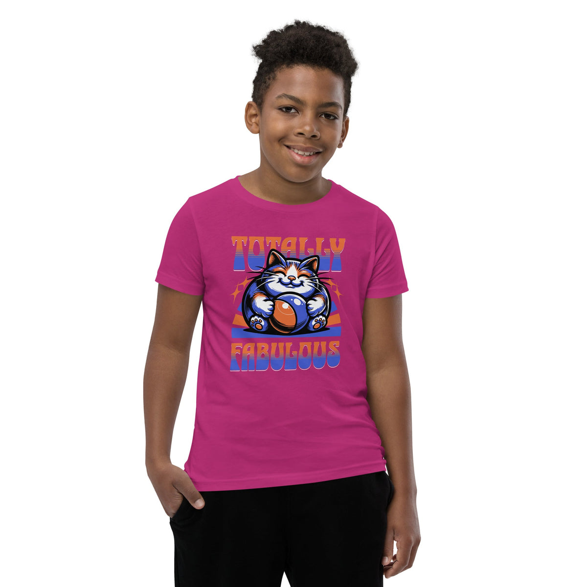 Totally fabulous youth tee Funky African