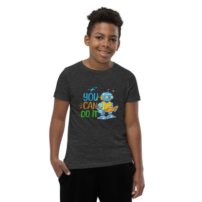 You can do it youth tee Funky African
