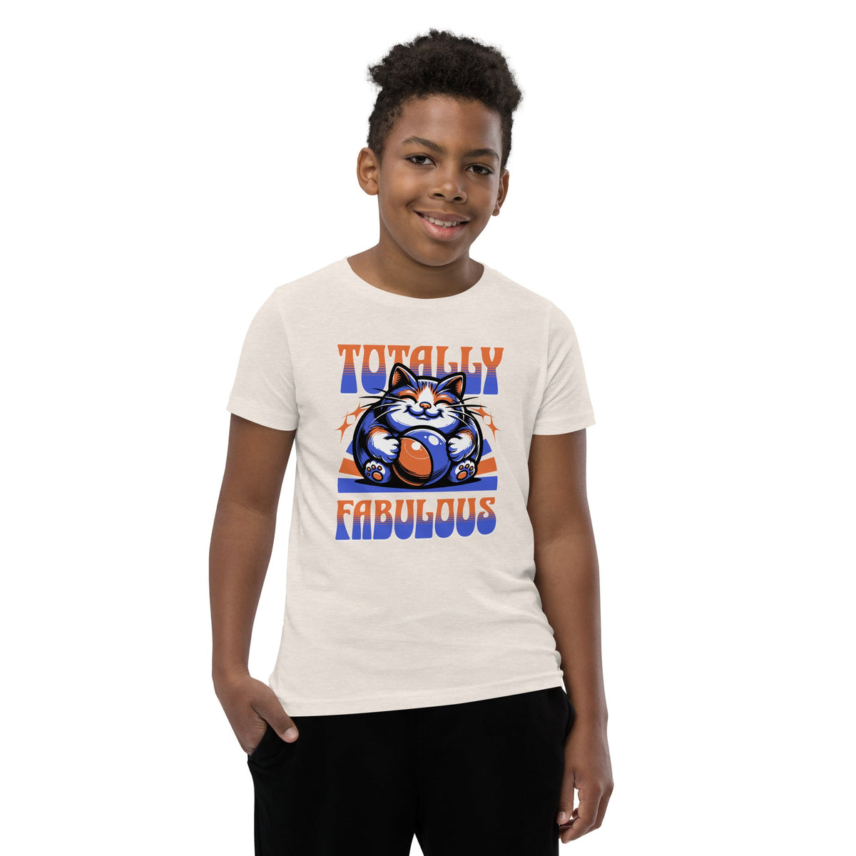 Totally fabulous youth tee Funky African