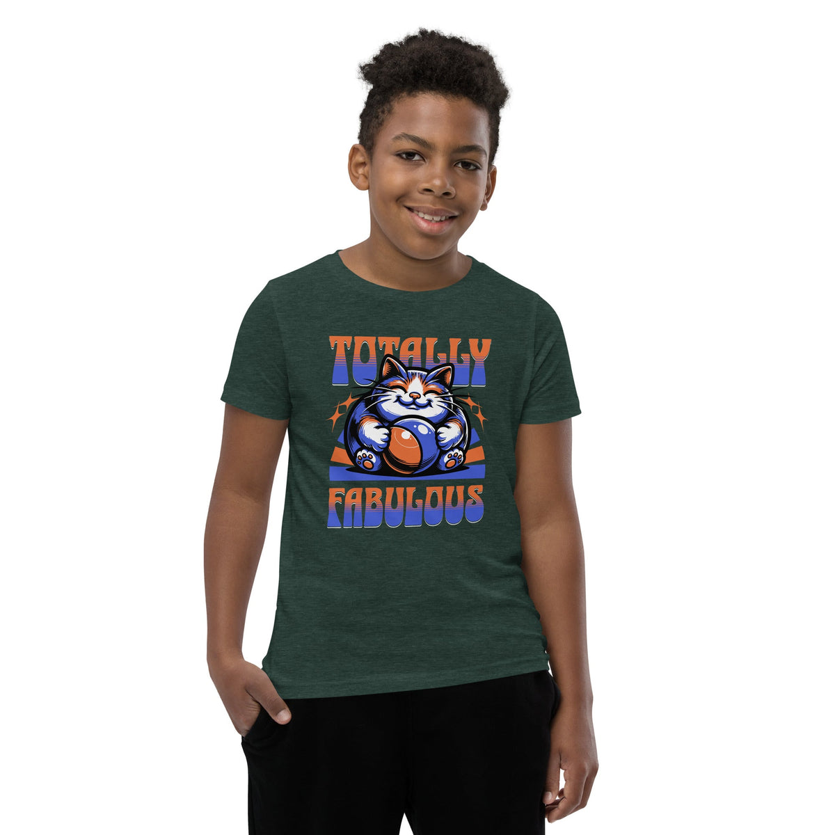 Totally fabulous youth tee Funky African