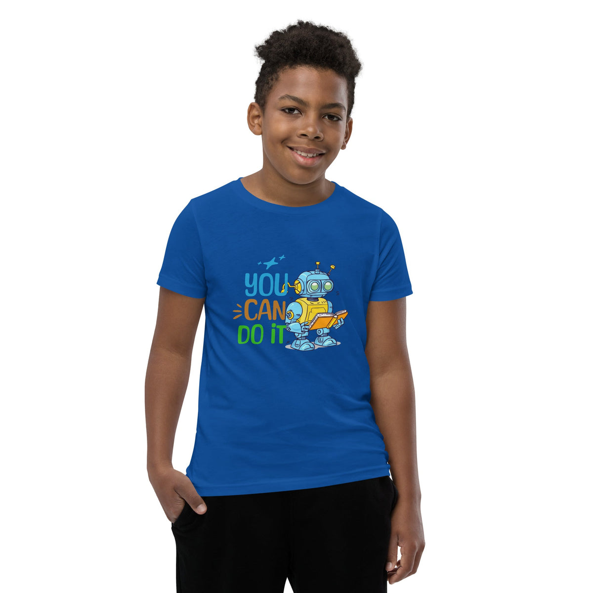 You can do it youth tee Funky African