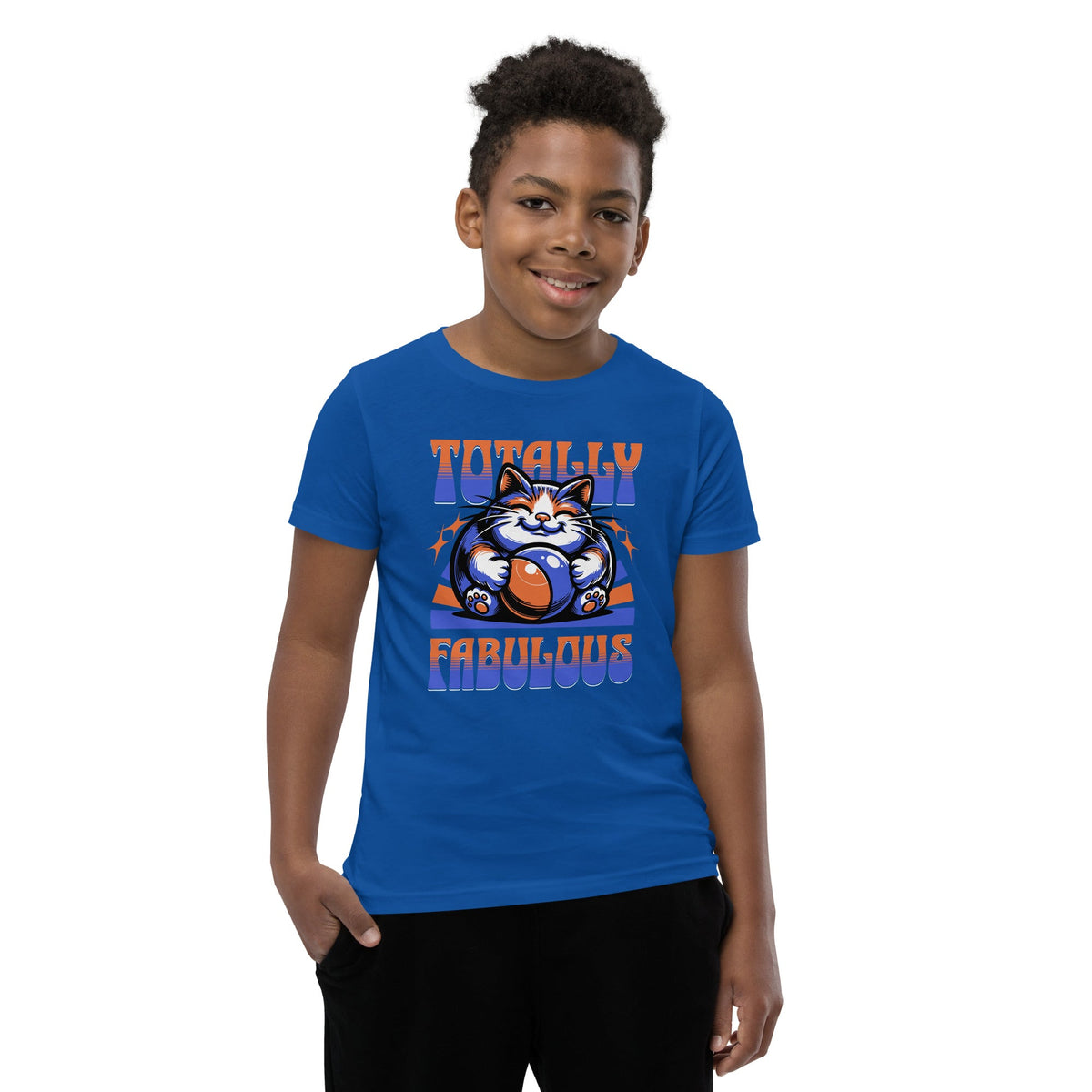 Totally fabulous youth tee Funky African