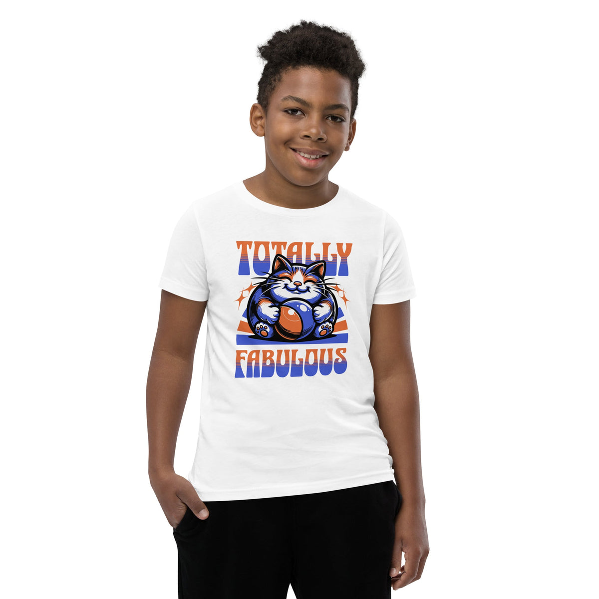 Totally fabulous youth tee Funky African